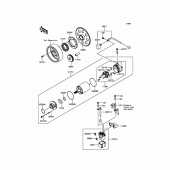 Схема вузла: Starter Motor для Kawasaki ZR1000 Z1000