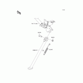 Схема вузла: Stand(s) для Kawasaki KLX250 KLX250