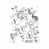 Схема вузла: Cowling(Center) для Kawasaki ZG1400 1400GTR ABS