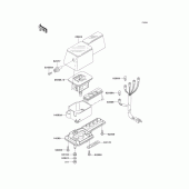 Схема узла: Meter(s) для Kawasaki KL650 KLR650