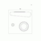 Схема вузла: Chain kit для Kawasaki ZX1100 Ninja ZX-11