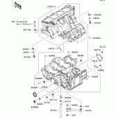 Схема вузла: Картер двигуна для Kawasaki ZX1400 ZZR1400 ABS