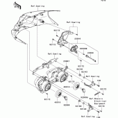 Схема вузла: Headlight(s) для Kawasaki ZX600 Ninja ZX-6R