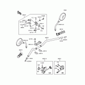 Схема вузла: Кермо для Kawasaki ZR250 Balius-II