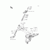 Схема вузла: Рама для Kawasaki ZR1000 Z1000