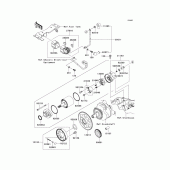 Схема узла: Starter motor для Kawasaki EX300 Ninja 300