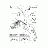 Схема узла: Крыло для Kawasaki VN1700 VN1700 Classic Tourer ABS