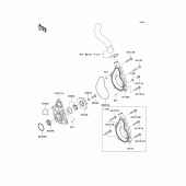 Схема вузла: Водяний насос Kawasaki ER650 ER-6N ABS