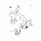 Схема вузла: Brake Piping для Kawasaki ZR800 Z800 ABS