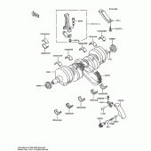 Схема узла: Коленчатый вал для Kawasaki ZX600 Ninja 600R
