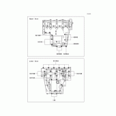 Схема узла: Болты картера двигателя для Kawasaki ZX600 Ninja ZX-6