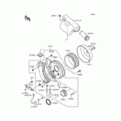 Схема вузла: Повітряний фільтр для Kawasaki VN400 Vulcan II