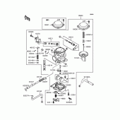 Схема вузла: Карбюратор для Kawasaki VN400 Vulcan