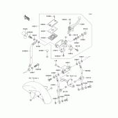 Схема вузла: Front master cylinder(c1/c2) для Kawasaki ZX1200 ZZR1200