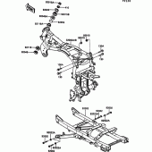 Схема узла: Рама для Kawasaki ZX900 GPZ900R