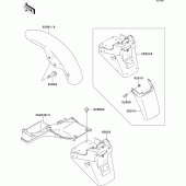 Схема вузла: Крило для Kawasaki ZR750 Zephyr