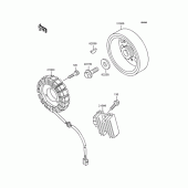 Схема вузла: Генератори для Kawasaki ZX400 ZZR400
