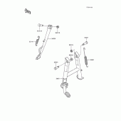 Схема вузла: Stand(s) для Kawasaki ZX600 GPX600R