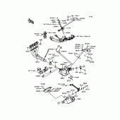 Схема узла: Выхлопная система для Kawasaki ZX1000 Ninja ZX-10R ABS