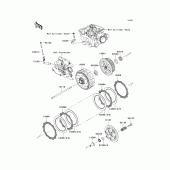 Схема вузла: Зчеплення для Kawasaki KLX450 KLX450R