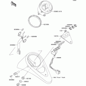 Схема вузла: Meter(s) для Kawasaki VN800 Vulcan 800 Classic