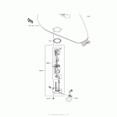 Схема вузла: Паливний насос Kawasaki VN900 Vulcan 900 Classic LT