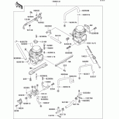 Схема вузла: Карбюратор(1/2) для Kawasaki EL250 Eliminator 252
