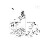 Схема вузла: Вихлопна система для Kawasaki ZX1000 Ninja H2R