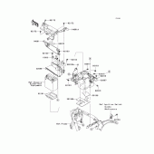 Схема вузла: Battery case для Kawasaki VN2000 Vulcan 2000 Classic LT