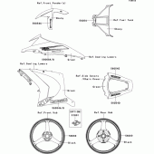 Схема вузла: Decals(green)(kbf) для Kawasaki ZX1000 Ninja ZX-10R ABS