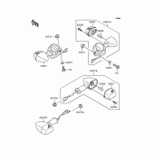 Схема вузла: Поворотники для Kawasaki VN250 Eliminator 250V