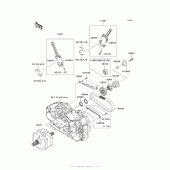 Схема вузла: Колінчастий вал для Kawasaki VN1700 Vulcan 1700 Voyager