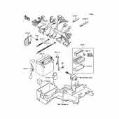 Схема вузла: Електроустаткування для Kawasaki ZR400 Zephyr X