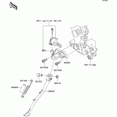 Схема вузла: Stand(s) для Kawasaki ZX1400 ZZR1400 ABS