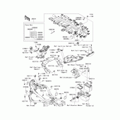 Схема вузла: Електроустаткування для Kawasaki EX400 Ninja 400R ABS