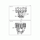 Схема вузла: Болти картера двигуна для Kawasaki ZX636 Ninja ZX-6R ABS