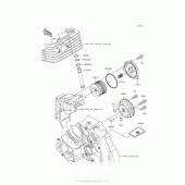 Схема вузла: Масляний насос для Kawasaki KLX140 KLX140L