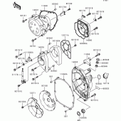 Схема вузла: Engine cover(s) для Kawasaki ZX900 Ninja ZX-9R