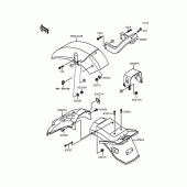 Схема узла: Крыло для Kawasaki ZX900 GPZ900R
