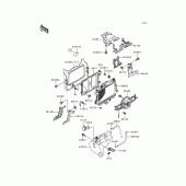 Схема узла: Радиатор для Kawasaki ZG1200 Voyager XII