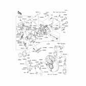 Схема вузла: Throttle(1/2) для Kawasaki VN1500 VN1500 Mean Streak