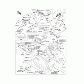 Схема узла: Saddlebags(1/2) для Kawasaki VN1600 Vulcan 1600 Nomad