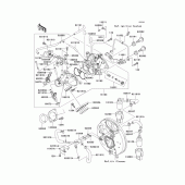 Схема узла: Throttle(1/2) для Kawasaki VN1600 Vulcan 1600 Mean Streak