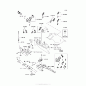 Схема узла: Ignition Switch/locks/reflectors для Kawasaki VN1700 Vulcan 1700 Voyager