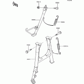 Схема вузла: Stand(s) для Kawasaki ZG1000 1000GTR