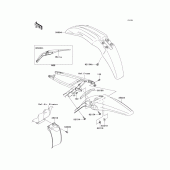Схема вузла: Крило для Kawasaki KX450 KX450F