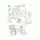 Схема вузла: Brake Piping для Kawasaki ZG1400 Concours 14 ABS