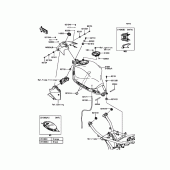 Схема узла: Топливный бак для Kawasaki EX650 Ninja 650 ABS