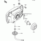 Схема вузла: Headlight(s)(uk) для Kawasaki ZG1000 1000GTR