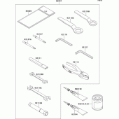 Схема вузла: Tool для Kawasaki EX500 GPZ500S